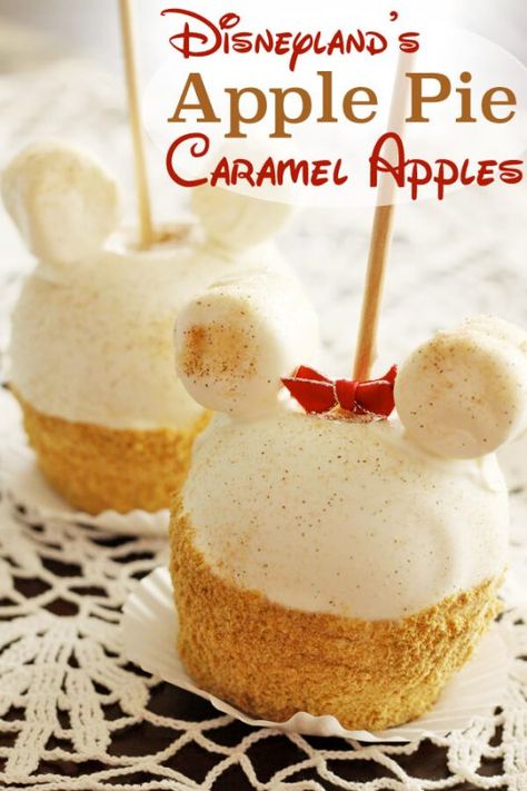 Disneyland Treats, Disney Inspired Recipes, Disney Fall, Disney Inspired Food, Gourmet Apples, Disney Desserts, Food Park, Disneyland Food, Bake Goods