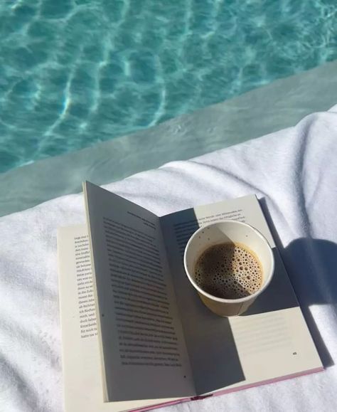 Fingers crossed my weekend plans will soon be by the pool with a cup of ☕ #missyempire Pool Day Aesthetic, Fav Aesthetic, Spa Birthday, Greece Vacation, Coffee Aesthetic, Fingers Crossed, Weekend Plans, Pool Days, Crossed Fingers