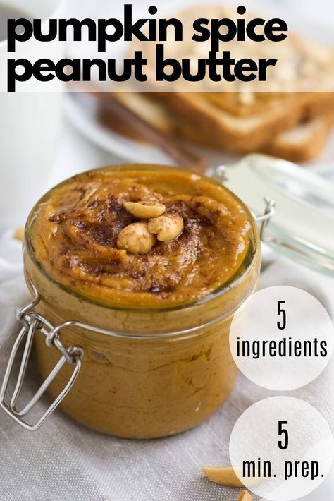 Healthy Homemade Peanut Butter, Healthy Breakfast Toast, Toast Recipe Breakfast, Pumpkin Peanut Butter, Whipped Pumpkin, Homemade Nut Butter, Pumpkin Spices, Thrive Recipes, Honey Roasted Peanuts