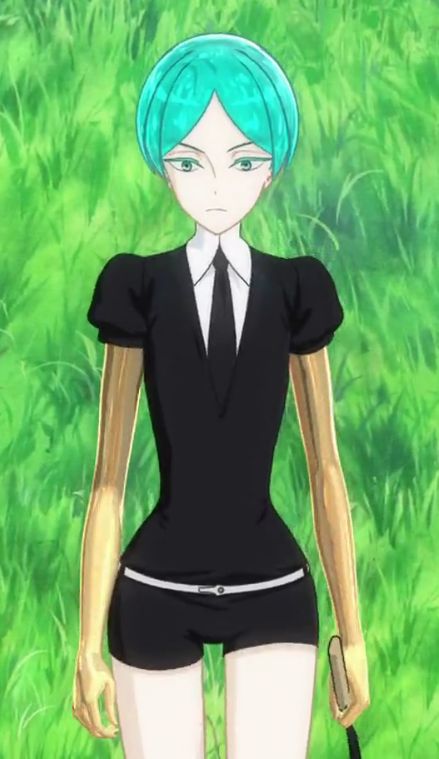 NOTE: This article contains spoilers! Read with caution. Phosphophyllite (フォスフォフィライト, Fosufofiraito) is the main protagonist and the youngest Gem when the story began. They're weak, brittle - not suited for battle - and their clumsiness makes them difficult to maintain any other roles. Phos has always wanted to be useful. Phosphophyllite Houseki No Kuni, Houseki No Kuni, Coastal Scents, Animes To Watch, Popular Anime, I Have No Friends, Drawing Reference Poses, Teal Colors, Cartoon Wallpaper