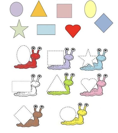 Shape Activities Preschool, Kids Worksheets Preschool, Preschool Activities Toddler, Shapes Activities, Preschool Art Activities, Math Activities Preschool, Kindergarten Learning, Preschool Activity, Kids Learning Activities