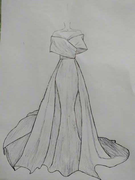 Fesyen Rambut Pendek, Dress Sketch, Fashion Illustration Collage, Fashion Drawing Sketches, Seni Dan Kraf, Fashion Figure Drawing, Fashion Drawing Tutorial, Cool Pencil Drawings, Meaningful Drawings