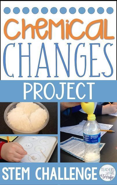 Physical Changes Activities, Matter Experiments, Physical And Chemical Changes, Changes In Matter, Chemical Change, Chemical And Physical Changes, Chemical Science, Stem Ideas, Teaching Third Grade