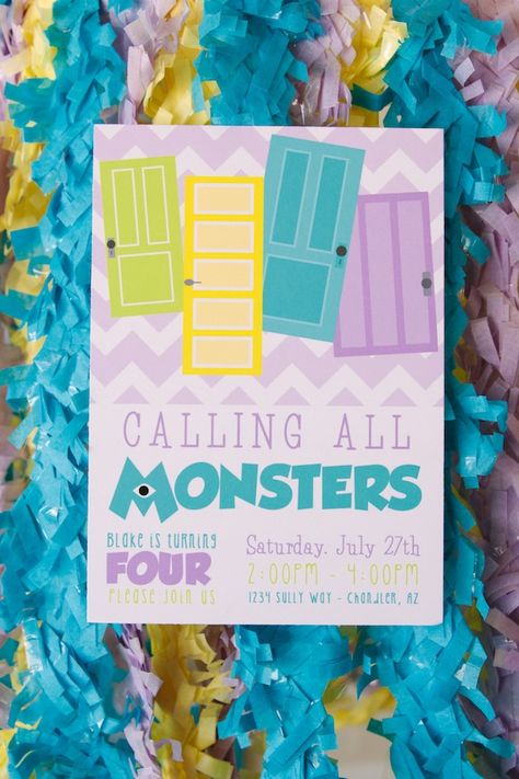 monsters inc monsters university invitation Monsters University Invitations, Monsters Inc Invitations, Monster University Birthday, Monster University Party, Monsters Inc Baby Shower, Monsters Inc Baby, Monster Birthday Party, Monster 1st Birthdays, Monster Inc Birthday