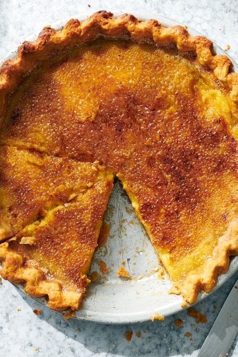 Creme Brulee Pie Recipe, Brulee Pie, Creme Brulee Pie, Yummy Pies, Mouthwatering Desserts, Pies Recipes, Thanksgiving Pie, Sweet Pies, Thanksgiving Pies