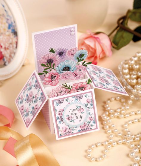 Pop-Up Box Card Template and Tutorials Pop Up Box Cards Tutorial, 3 D Cards Pop Up, 3d Pop Up Box Card Tutorial, Pop Up Box Template, Diy Box Cards Pop Up, Pop Up Box Cards Template, Free Pop Up Card Templates, Pop Up Box Cards Tutorial How To Make, Pop Up Card Templates Free Printable