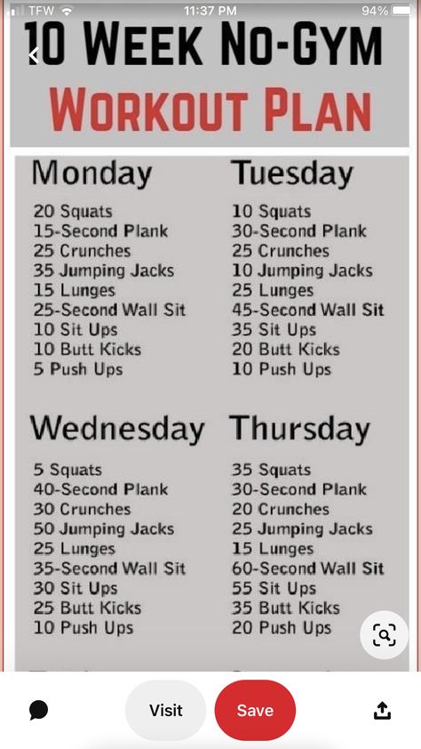 10 Week Workout Plan, 10 Week No Gym Workout, Gym Workout Plan, Summer Body Workout Plan, Weekly Workout Plans, Daily Workout Plan, Summer Body Workouts, Workout Routines For Beginners, Lose Lower Belly Fat