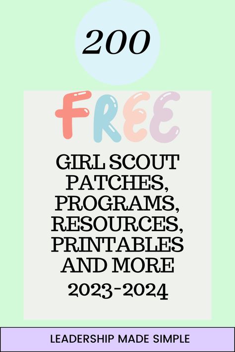 200 Free Girl Scout Patches, Programs, Resources and Printables 2023-2024 - Troop Leader Daisy Cybersecurity Badge Activities, Multi Level Troop Meeting, Daisy Patches Activities, Girl Scout Poster Ideas, Brownie Badges 2023, Daisy Brownie Combined Troop, Daisy Troop Leader, Junior Girl Scout Meeting Ideas, Girl Scout Juniors Activities