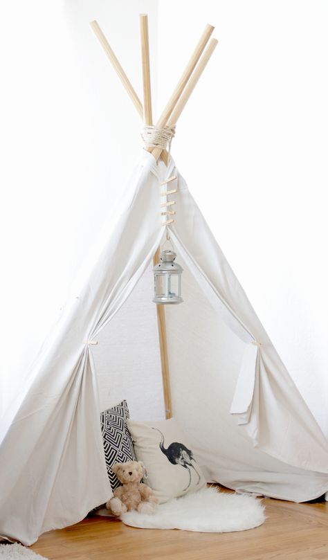 How To Make Teepee, Eyfs Displays, Valentine Craft Kids Easy, Sewing Step By Step, Canvas Teepee Tent, Valentine Craft, Diy Tie, Craft Kids, Valentine Crafts For Kids