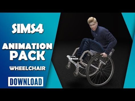 Sims 4 Wheelchair, Sims 4 Realistic, Up Animation, Sims 4 Cc Packs, Sims Mods, Sims 4 Mods, The Sims 4, Sims Cc, Wheelchair