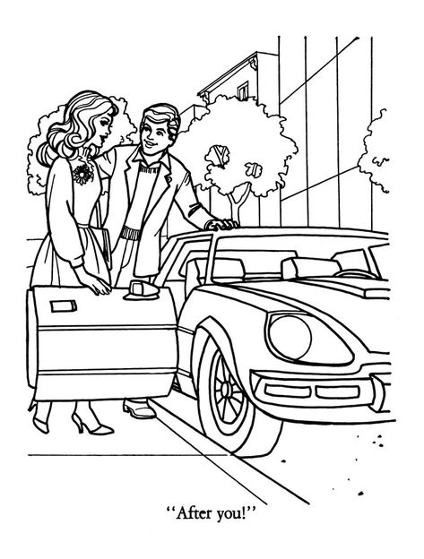 Barbie Coloring Pages | Coloring Books at Retro Reprints - The world's largest coloring book archive! 80s Coloring, Free Kids Coloring Pages, Barbie Coloring Pages, Barbie Coloring, Activity Pages, Coloring Activity, Kids Coloring, Retro Designs, Color Activities