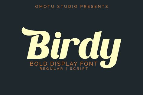 Birdy is a bold display font. Comes in 2 styles, regular and script. Great for heading, logotype, branding, packaging design, poster design, website/display, editorial, headline, advertising, and more. Try before you buy Birdy font for iOS, Android, macOS, or Windows for free, or you can download the full version with a commercial license here. Birdy […] Get your free download of the Birdy Font now at Free Font Download! Bold Script Font, Free Commercial Fonts, Free Font Download, Business Fonts, Logotype Branding, Modern Sans Serif Fonts, Elegant Serif Fonts, Modern Sans Serif, Free Script Fonts