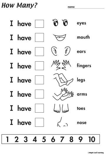 Parts of the body                                                                                                                                                      More: Senses Preschool, Body Preschool, Body Parts Preschool, English Worksheets For Kindergarten, English Activities For Kids, Worksheet For Kids, Ab Challenge, Alphabet Worksheets Preschool, Learning English For Kids