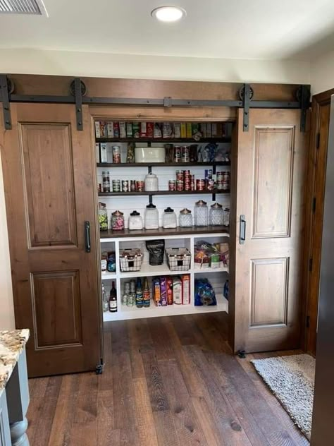 Mud Room Into Kitchen, Pantry In Mudroom, Pantry Mudroom Combo, Laundry Room In Master Closet, Mudroom Pantry Combo, Laundry Pantry Combo Ideas, Pantry Laundry Room Combo, Mudroom Pantry, Country Laundry