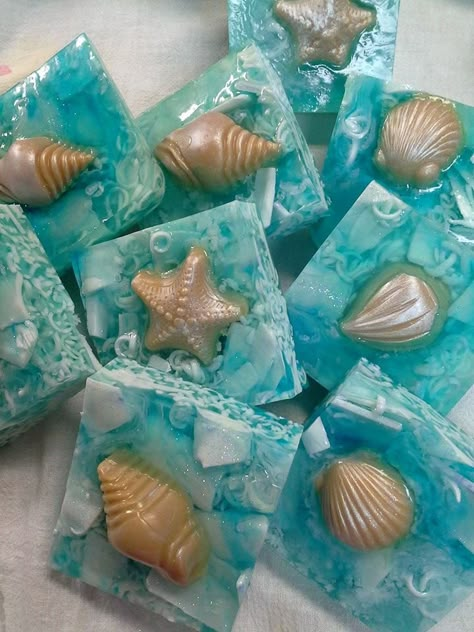 Marinos Beach Reception, Reception Favors, Beach Soap, Mp Soap, Savon Diy, Soap Melt And Pour, Săpunuri Handmade, Pretty Soap, Soap Craft