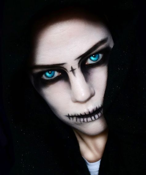 Makeup by Louisa: Grim Reaper Reaper Makeup, Grim Reaper Makeup, Female Grim Reaper, Grim Reaper Costume, Reaper Costume, Grim Reaper Halloween, Creepy Halloween Makeup, Halloween Costumes Makeup, Spring Makeup