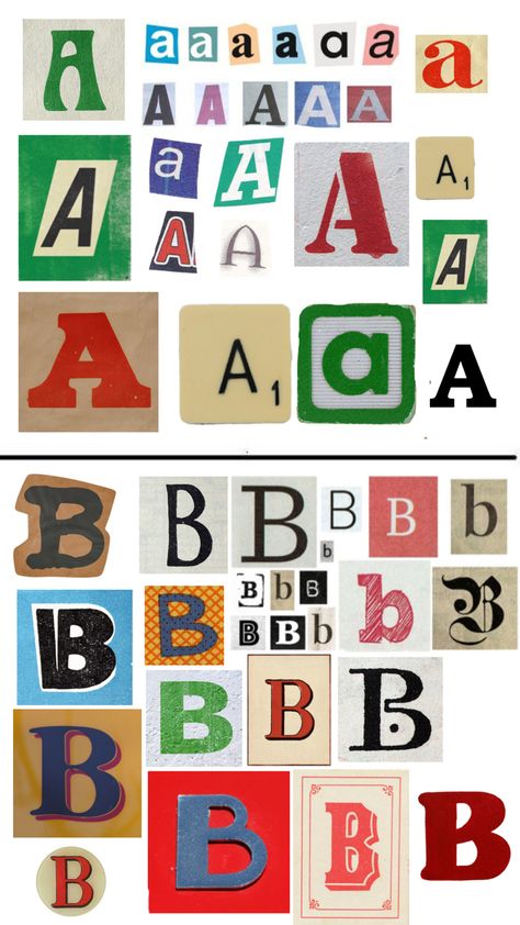 cutouts a cutouts b Anti Planner, Flat Letter Cutout Font, Magazine Letter Cutouts, Magazine Cutout Letters, Magazine Cut Out Letters, Letter S Magazine Cutout, Letter Cutouts, Alphabet Magazine Cut Out Letters, Journal Letters