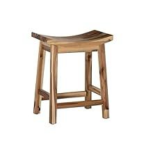 Saddle Bar Stools, Powell Furniture, Rustic Home Interiors, Leg Braces, Saddle Stools, Wood Counter Stools, Wooden Counter, Leather Counter Stools, Backless Bar Stools