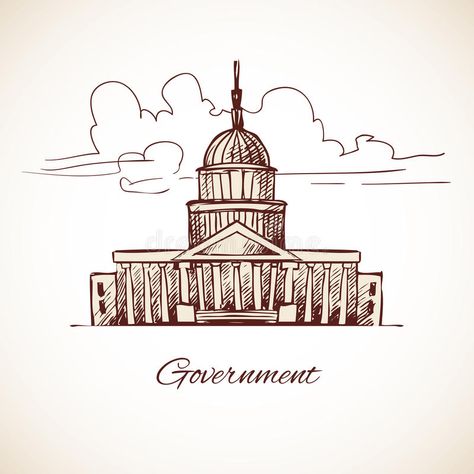 Government building. Government law politic building with skyline in brown color #Sponsored , #sponsored, #Sponsored, #building, #brown, #color, #law Government Building, Whiteboard Animation, Building Drawing, Building Illustration, Animation Explainer Video, Old Map, Color Vector, Whiteboard, White Board