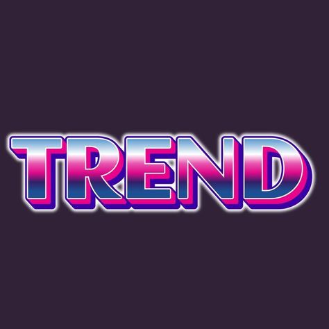 Trend Effect Text Font Maker, Logo Creator, Create Logo, 3d Font, Text Generator, Text Background, Logo Creation, Trend Style, Text On Photo