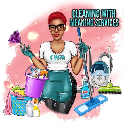 Cleaning Business Logo Portrait Housekeeper Logo Cleaning - Etsy Cleaning Business Logo, Hairdresser Logo, Hair Logo Design, Logo Portrait, Logo House, Hair Stylist Logo, Beautiful Cartoon, Draw Logo, House Chores