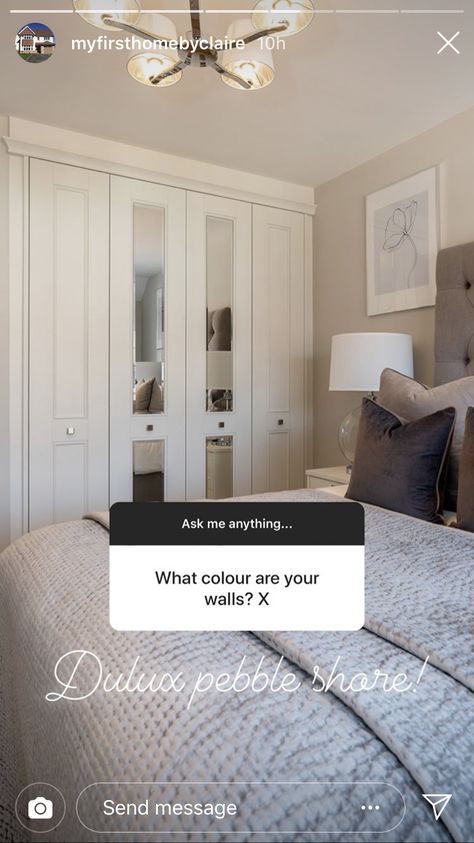 Paint colour Pebble Shore Dulux Paint Bedroom, Pebble Shore Dulux Paint, Dulux Pebble Shore, Pebble Shore Dulux, Paint Bedroom, Dulux Paint, Paint Colour, Framed Bathroom Mirror, Paint Colors