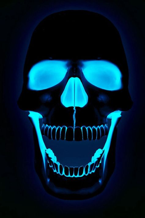 Calavera Azul #Skull Blue Skulls, Skull Wallpaper, Skull Head, A Skull, Ghost Rider, Skull Tshirt, Skeletal, Skull And Bones, Grim Reaper