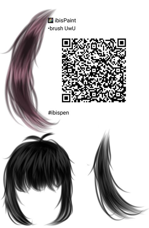 Qr Brushes Ibis Paint, Brush For Hair Ibispaint, Brushes For Hair Ibis Paint, Brush Id Ibis Paint, Paint Brush Qr Code Ibis Paint, Dreads Brush Ibis Paint, Ibis Paint Brushes Gacha, Ibis Paint Brush Code For Gacha, Ibis Hair Brush Code