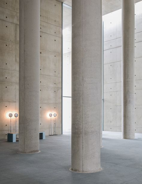 THE MINIMALIST by Christopher Domakis Column Cladding, Lobby Designs, Round Column, Brutalism Architecture, Concrete Column, Minimal Architecture, Minimal Photography, Column Design, Concrete Building