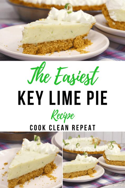 Anytime you need a little summer this key lime pie recipe is the answer. It's bursting with bright flavor and it's super easy to make! Classic Key Lime Pie Recipe, Easy Key Lime Pie Recipe, Easy Key Lime Pie, Key Lime Recipes, Key Lime Pie Easy, Key Lime Pie Recipe, Lime Pie Recipe, Keylime Pie Recipe, Lime Recipes