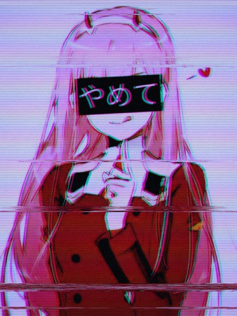 Anime Aesthetic Wallpaper, A Wallpaper, Zero Two, Darling In The Franxx, Anime Aesthetic, Aesthetic Wallpaper, Neon, Anime, Pink