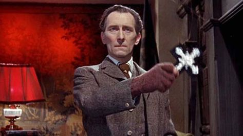 Peter Cushing in Brides of Dracula 1960 The Brides Of Dracula, Brides Of Dracula, Dracula Series, Abraham Van Helsing, Sherlock Holmes Series, Hammer Horror Films, Britt Ekland, Hammer Horror, Peter Cushing