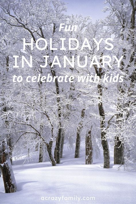 Fun Holidays in January To Celebrate With Kids January Holidays 2024, January Themes Ideas, National Days In January, Special Days In January, Parent Engagement Ideas, January Events, January Holidays, Holidays In January, National Cheese Lovers Day