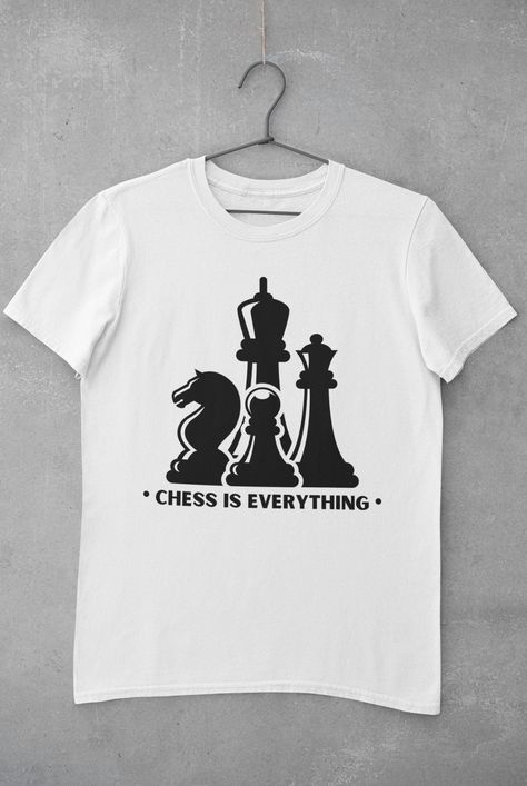 Chess Is Everything Essential T-Shirt Cool Shirt For Chess Lovers Gaming Shirt, Art Book, Chess, Cool Shirts, Book Art, Mens Graphic Tshirt, Mens Tshirts, Mens Tops, For Sale