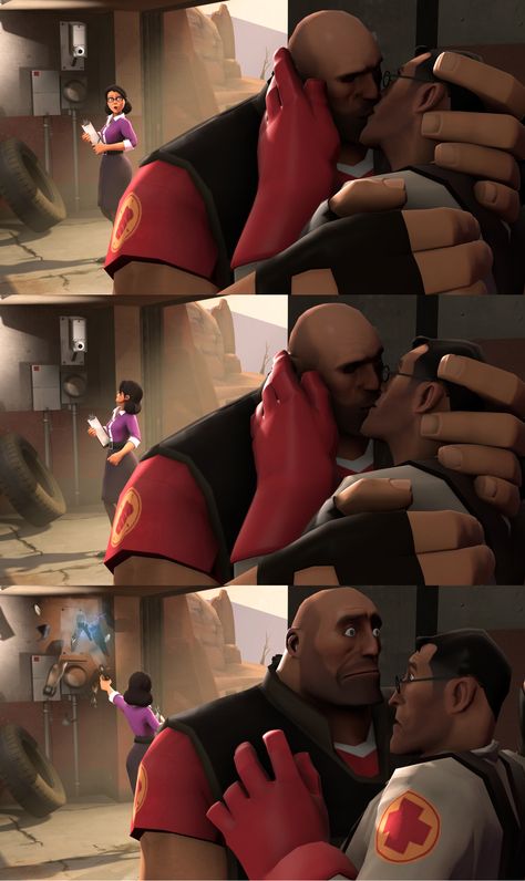 Medic X Medic Tf2, Subnotica Below Zero, Tf2 Ships Art, Buff Tf2 Mercs, Heavy Medic Tf2, Red Oktoberfest Tf2, Tf2 Heavy X Medic, Heavymedic Tf2, Team Fortress 2 Fanart