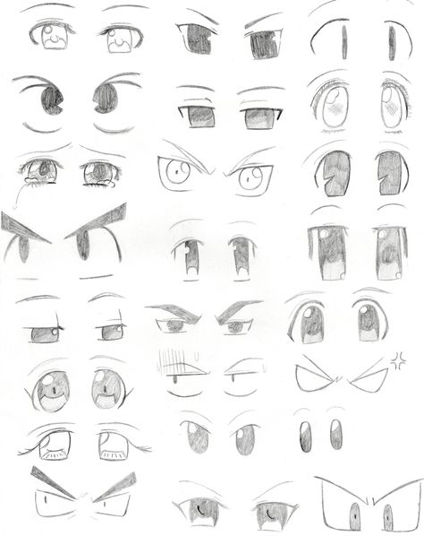 Anime Guy Eyes Sketch, Manga Eyebrows, Drawing Manga Eyes, Drawn Eyes Anime, Art Sketches Anime Eyes, Eyes Basic Drawing, Masculine Anime Eyes, Anime Guidelines, Masculine Eyes Drawing Anime