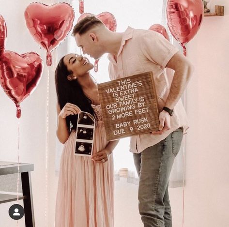 29 Valentine's Day Pregnancy Announcement Ideas - Just Simply Mom February Pregnancy Announcement Baby 2, Valentines Maternity Shoot, Valentine's Day Pregnancy Announcement, Valentines Day Pregnancy Announcement #2, Valentines Pregnancy Announcement Baby 2, Valentine’s Day Baby Announcement, Valentines Pregnancy Announcement Photos, Manifesting Pregnancy, Valentines Gender Reveal