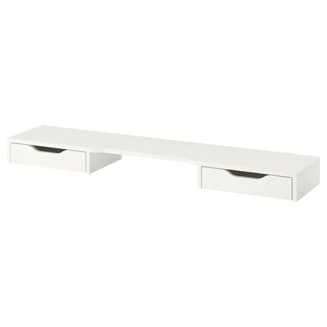 Linnmon Table Top, Ikea Linnmon, Ikea Ekby, Alex Desk, Shallow Shelves, Alex Drawer, Wall Shelf Unit, Ikea Alex, Ikea Malm