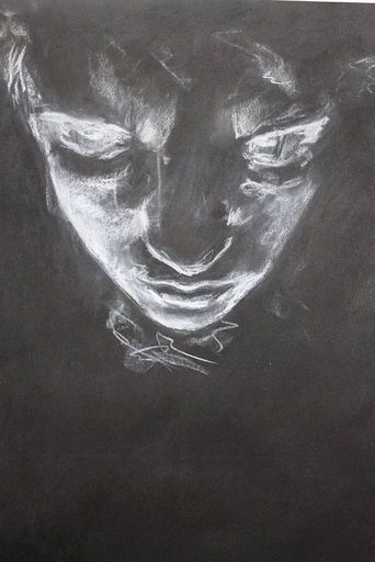 Chalk Drawing On Black Board, White Ink Black Paper, Chalk On Black Paper, Conte Drawing, Distortion Art, Black Canvas Art, Black Paper Drawing, Charcoal Drawings, Chalk Drawings