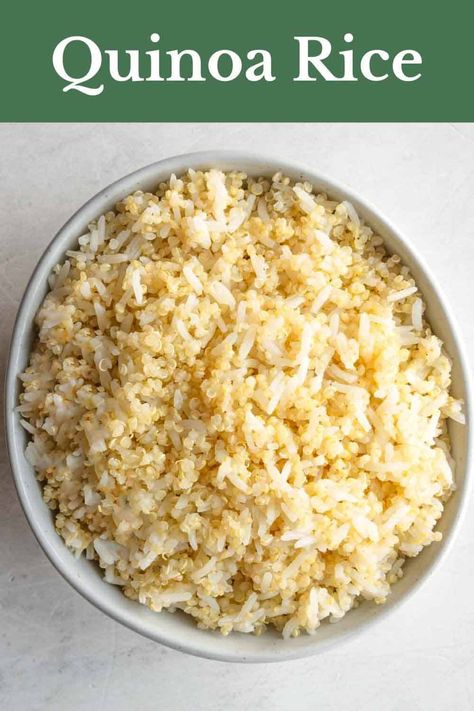 Freezing Cooked Rice, Rice And Quinoa, Crispy Quinoa, Veggies Recipes, Quinoa Rice, Making Quinoa, Vegetarian Quinoa, Grain Bowls, Vegan Rice