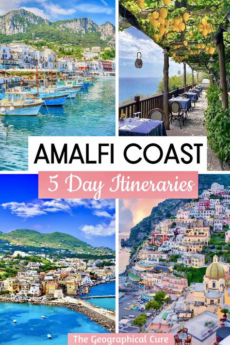 Pinterest pin for 5 days in the Amalfi Coast Amalfi Beach, Amalfi Coast Beaches, Amalfi Coast Itinerary, Italy Girl, Amalfi Coast Positano, Italy Itinerary, Travel Culture, The Amalfi Coast, Next Stop