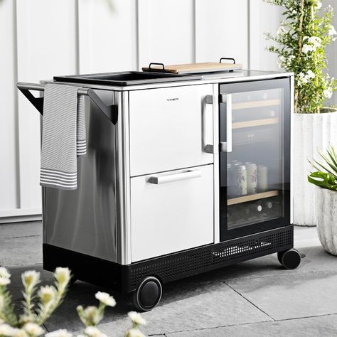 Dometic MoBar 550 Bundle | Williams Sonoma Wine And Beer Fridge, Summer Cocktail Menu, Mobile Bar Cart, Specialty Kitchen Tools, Outdoor Mobile, Speed Rail, Table Setting Inspiration, Coffee And Espresso Maker, Extension Table