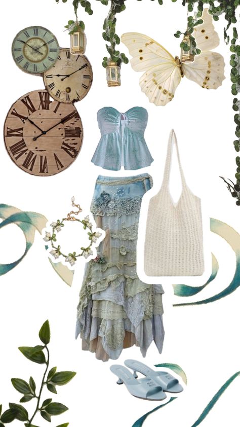 #oufitinspo #mermaid #green #blue #aesthetic Green Blue Aesthetic, 70s Inspired Outfits, Mermaid Green, Daughter Of Poseidon, Mermaid Core, Ocean Party, Mermaid Outfit, Mermaid Aesthetic, Book Clothes