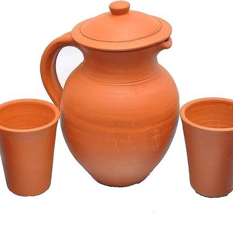 TERRACOTTA JUGS ... AND GLASS .. MAKE YOUR WATER ALKALINE #terracotta #clayart#artist #pottery #womenentrepreneurs #womensupportingwomen #healthylifestyle #naturelovers Terracotta Pottery, Clay Products, Terracotta Clay, Water Storage, Clay Pot, Clay Pots, Women Supporting Women, Clay Art, Healthy Lifestyle