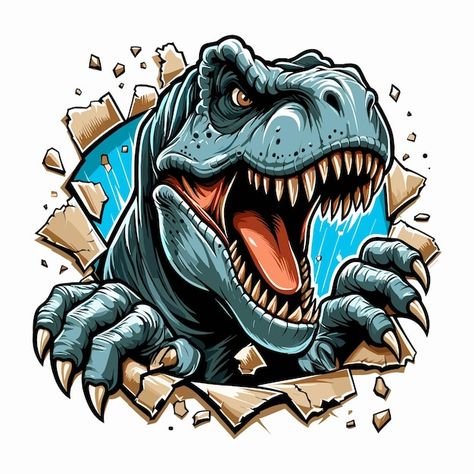 Cute T Rex Drawing, Tyrannosaurus Rex Art, T Rex Drawing, T-rex Art, Dinosaur Vector, Jurassic World T Rex, Cute T Rex, Animal Reference, Pinterest Ideas