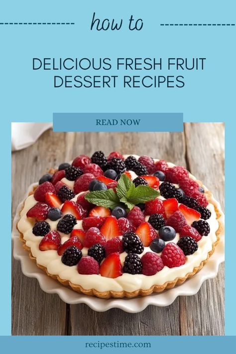 Looking for light and sweet ways to enjoy summer? Try these amazing fresh fruit dessert recipes that are perfect for any occasion. From fruity parfaits to refreshing sorbets, each dish bursts with flavor and nutrition. Want to impress your friends at your next gathering? Experiment with these treats that showcase the natural goodness of seasonal fruits. Every recipe is not only easy to prepare but promises delightful tastes for family gatherings, parties, or just a treat for yourself. Check out these fresh snacks that feel indulgent, yet guilt-free! Fresh Fruit Desserts, Finger Desserts, Fresh Snacks, Seasonal Fruits, Fruit Dessert Recipes, Fruit Dessert, Enjoy Summer, Fruit In Season, Fruit Desserts