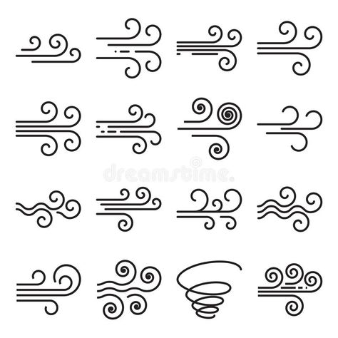 Wind icons vector. Wind icons. Collection of linear symbols isolated on a white , #SPONSORED, #Collection, #linear, #symbols, #Wind, #icons #ad Line Symbols, Botanical Doodles, Wind Illustration, Wind Logo, Steam Icon, Wind Tattoo, Cross Vector, Waves Vector, Clock Icon