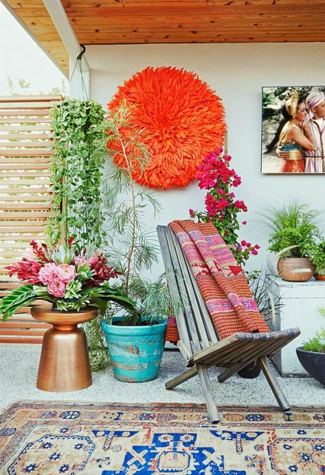 Patio Bohemio, Bohemian Patio, Interior Boho, Bohemian Outdoor, Yoga Studio Design, Bohemian Garden, Boho Patio, Boho Outdoor, Bohemian Vibes