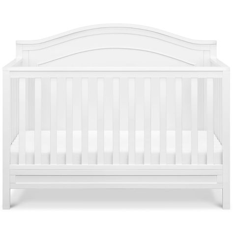 Charlie 4-in-1 Convertible Crib Davinci Crib, Crib To Toddler Bed, 4 In 1 Crib, White Crib, Arched Headboard, Crib Rail, Adjustable Mattress, Buybuy Baby, Mini Crib