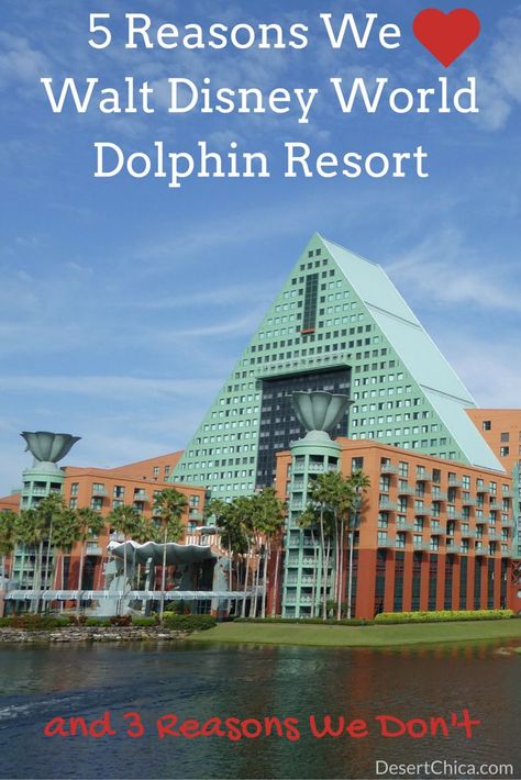 5 Reasons We Love The Walt Disney World Dolphin Resort Best Disney World Resorts, Disney Time, Disney Cruise Tips, Disney Resort Hotels, Disneyland Tips, Disney Hotels, Disney Orlando, Disney Ideas, Disney Travel